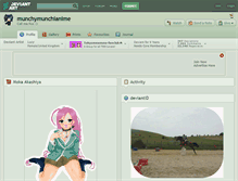 Tablet Screenshot of munchymunchianime.deviantart.com