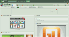 Desktop Screenshot of great-design.deviantart.com