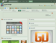 Tablet Screenshot of great-design.deviantart.com