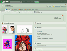 Tablet Screenshot of kenotsu.deviantart.com