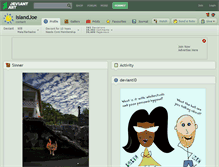 Tablet Screenshot of islandjoe.deviantart.com