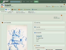 Tablet Screenshot of designnil.deviantart.com