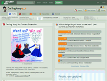 Tablet Screenshot of darlingarmy.deviantart.com