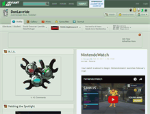 Tablet Screenshot of donlawride.deviantart.com