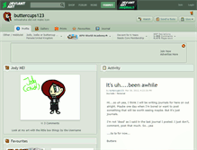 Tablet Screenshot of buttercups123.deviantart.com
