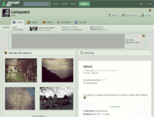 Tablet Screenshot of calliopedoll.deviantart.com