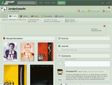 Tablet Screenshot of jordangosselin.deviantart.com
