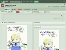 Tablet Screenshot of kongeriketnorge.deviantart.com