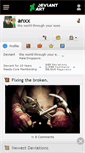 Mobile Screenshot of anxx.deviantart.com