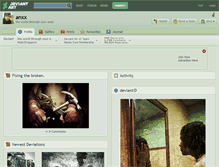 Tablet Screenshot of anxx.deviantart.com
