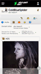 Mobile Screenshot of coldbluespider.deviantart.com
