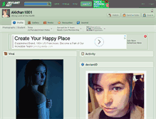 Tablet Screenshot of akichan1001.deviantart.com