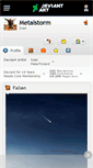 Mobile Screenshot of metalstorm.deviantart.com