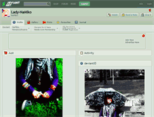 Tablet Screenshot of lady-namiko.deviantart.com