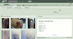 Desktop Screenshot of lambdia.deviantart.com