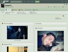 Tablet Screenshot of gaspar03.deviantart.com