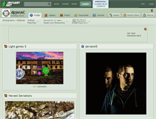 Tablet Screenshot of dpjenac.deviantart.com
