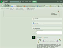 Tablet Screenshot of nikekas.deviantart.com