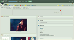 Desktop Screenshot of lessie.deviantart.com