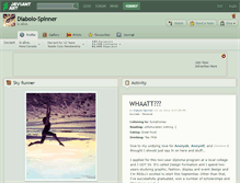 Tablet Screenshot of diabolo-spinner.deviantart.com