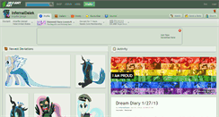 Desktop Screenshot of infernaldalek.deviantart.com