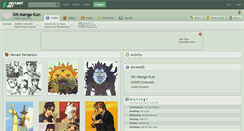Desktop Screenshot of kit-manga-kun.deviantart.com