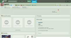 Desktop Screenshot of angel669.deviantart.com