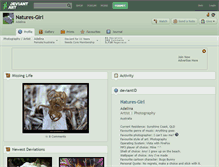Tablet Screenshot of natures-girl.deviantart.com
