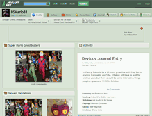 Tablet Screenshot of bsmario81.deviantart.com