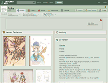 Tablet Screenshot of fuuka.deviantart.com