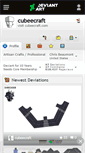 Mobile Screenshot of cubeecraft.deviantart.com