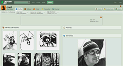 Desktop Screenshot of chadf.deviantart.com