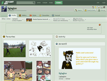 Tablet Screenshot of liglaglon.deviantart.com