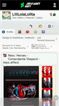 Mobile Screenshot of lililolalolita.deviantart.com