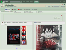 Tablet Screenshot of lililolalolita.deviantart.com