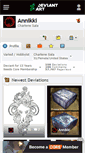 Mobile Screenshot of annikki.deviantart.com