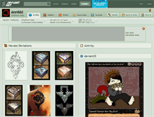 Tablet Screenshot of annikki.deviantart.com