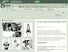 Tablet Screenshot of eliasuke.deviantart.com