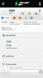 Mobile Screenshot of ozki.deviantart.com