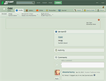Tablet Screenshot of ozki.deviantart.com