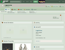 Tablet Screenshot of logoarena.deviantart.com