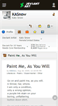 Mobile Screenshot of kasnow.deviantart.com