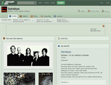 Tablet Screenshot of dyinabyss.deviantart.com