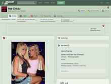 Tablet Screenshot of hot-chickz.deviantart.com