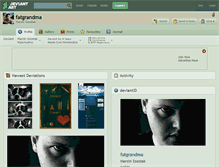 Tablet Screenshot of fatgrandma.deviantart.com