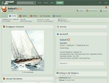 Tablet Screenshot of kelso41.deviantart.com