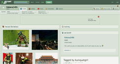 Desktop Screenshot of katana2486.deviantart.com