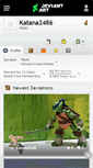 Mobile Screenshot of katana2486.deviantart.com