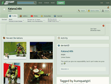 Tablet Screenshot of katana2486.deviantart.com