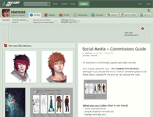 Tablet Screenshot of niemtold.deviantart.com